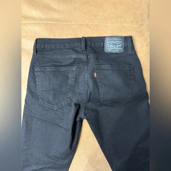 Levi’s 512 Black Men’s Jeans Size 32 x 32 - Picture 7 of 8
